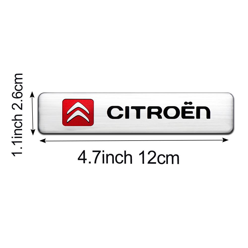Автоаксессуары 3D Металлический сплав Логотип автоспорта для кузова и багажника Наклейки для Citroen C1 C2 C8 C-ELYSEE Berlingo C3 C4 C4L C5 C6 C7