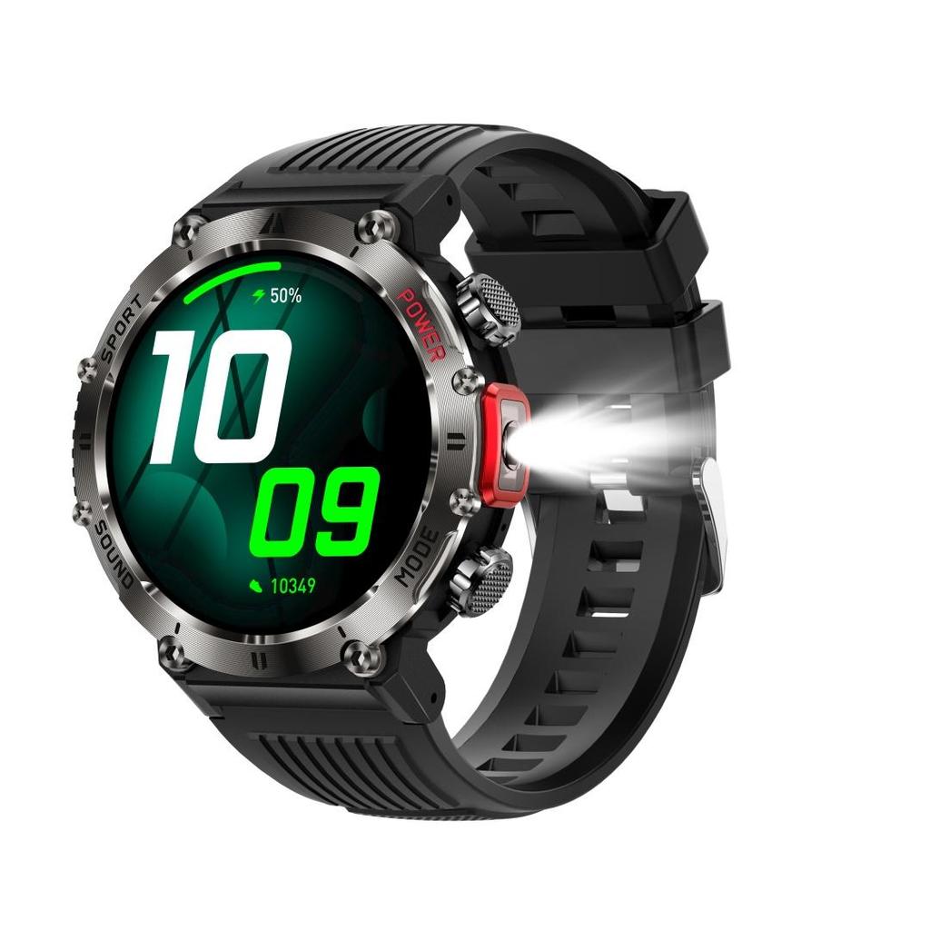 Умные часы Rainbuvvy HT32 Bluetooth 1,43 дюйма IPS 360x360 Полный сенсорный экран BLE5.0 Водонепроницаемые IP68 Несколько цветов Фонарик Android Умные часы