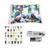 Automotive Plastic Rivet Car Fender Bumper Interior Trim Push Pin Clips Kit Car Accessories 50/100/1000PCS