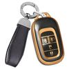 Полый чехол для ключа Honda, чехол для ключа, брелок, силиконовый, материал ТПУ, N-Box, Accord Vezel, Fride,