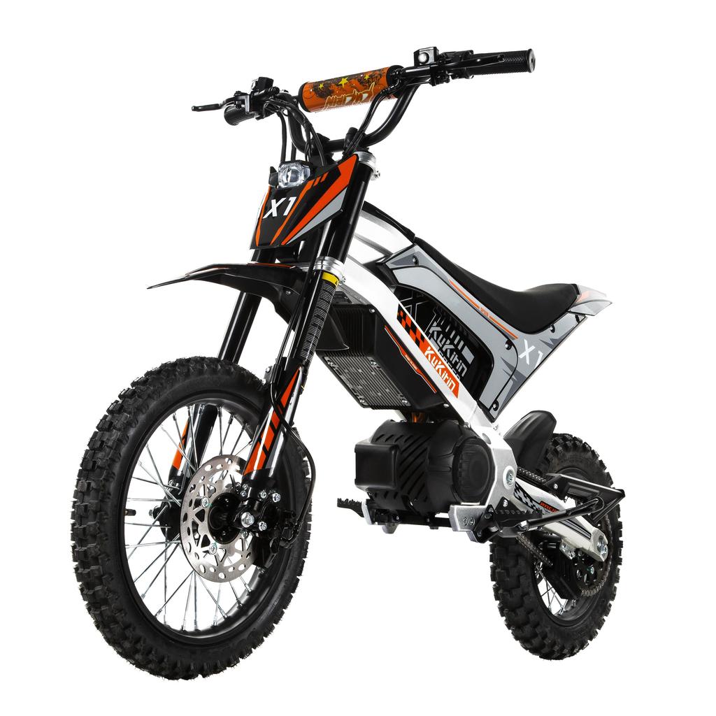 1000W to fly, 48V20.8Ah to explore, 14"/12" tires to roll anywhere. KuKirin X1, electric mountain beast.