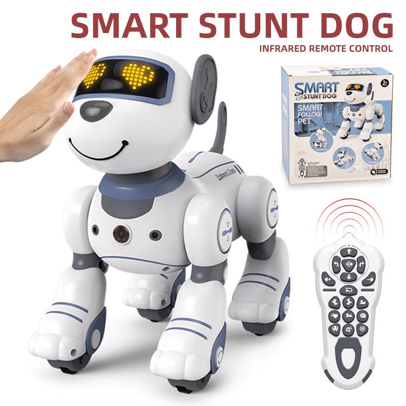 BG1533 Stunt Robot Dog: Electric Remote-Control Pet with Gesture Sensing and Somersault Capabilities.