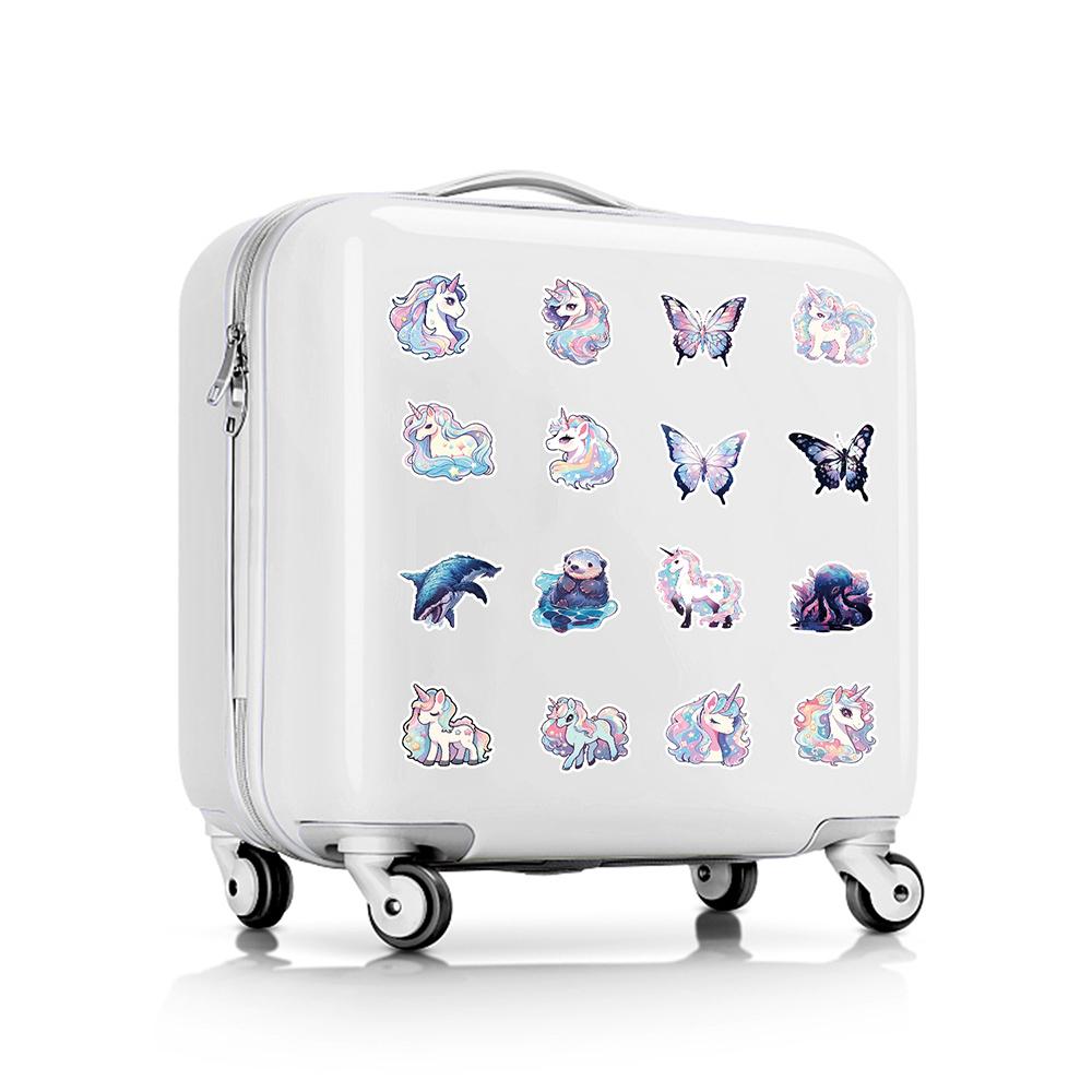 10 30 50Pcs Cute Unicorn Graffiti Aesthetic Stickers Cartoon Decals Notebook Laptop Phone Suitcase Decoration Sticker Kids Toys