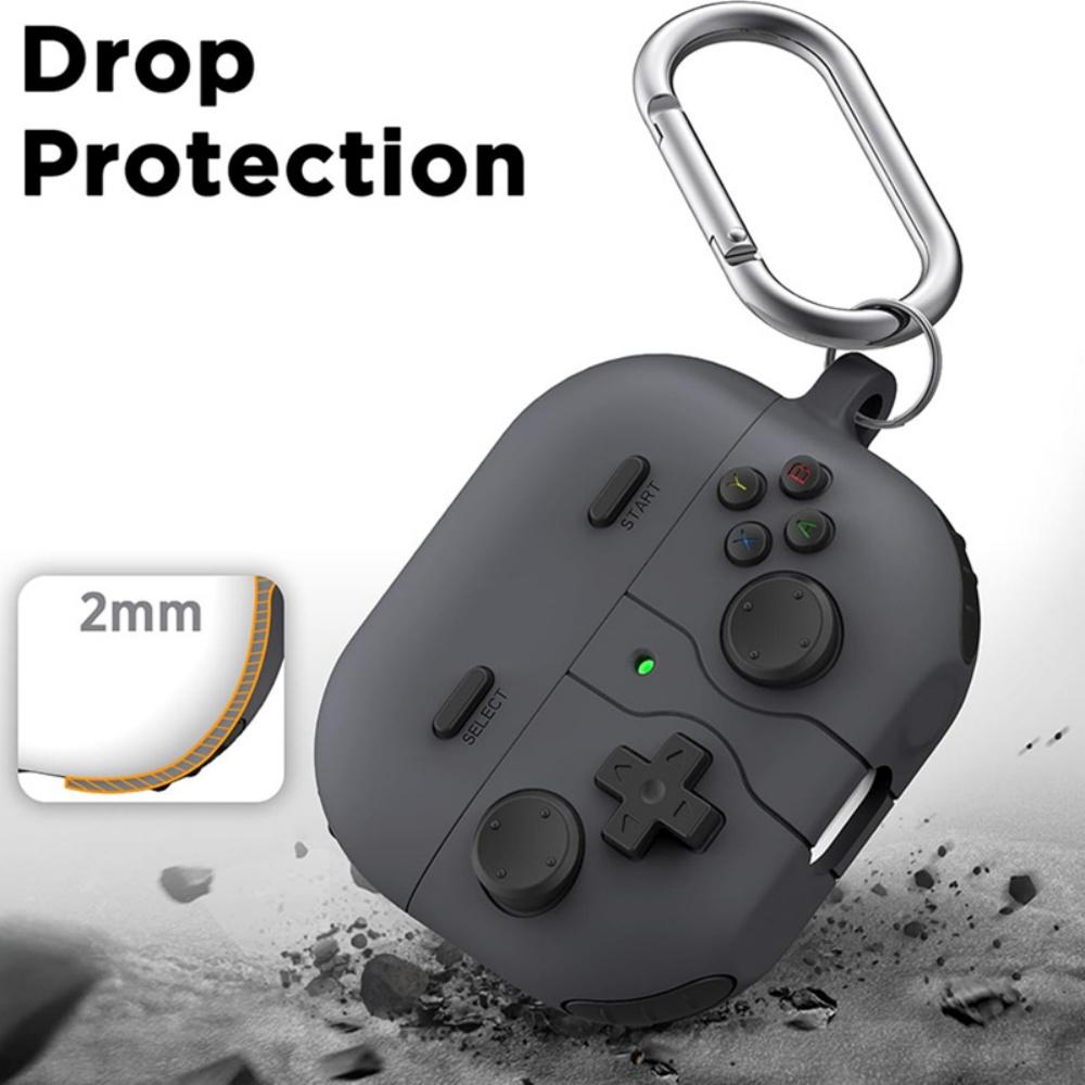 3D Геймпад Силиконовый Чехол для Наушников для Samsung Galaxy Buds3 Pro Buds3 Buzz 3 2 Pro Live Ударопрочный Чехол для Зарядного Кейса