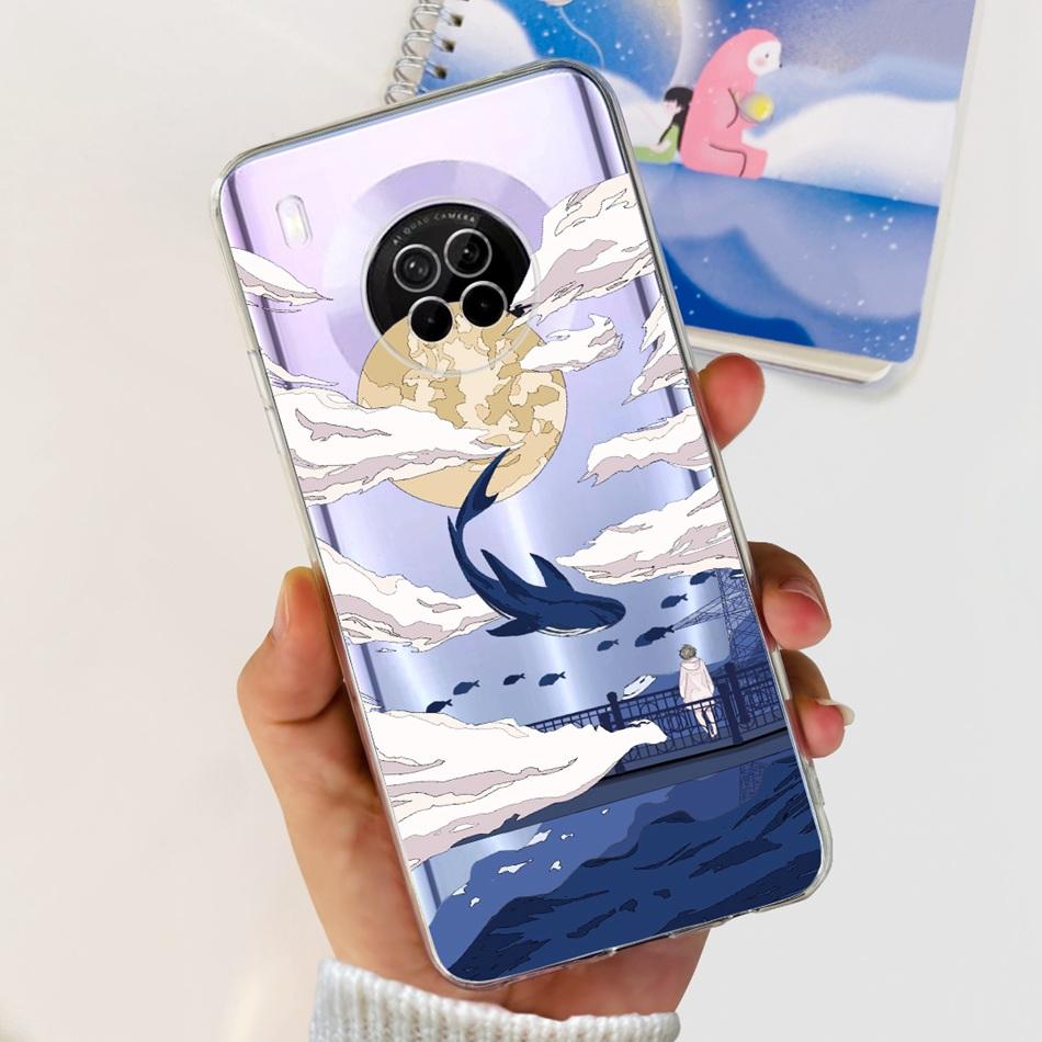 For Huawei Y9a Case Huawei Nova Y9a FRL-L22 FRL-L23 NovaY9a Y 9A Fashion Cool Pattern Soft Silicone TPU Phone Cases