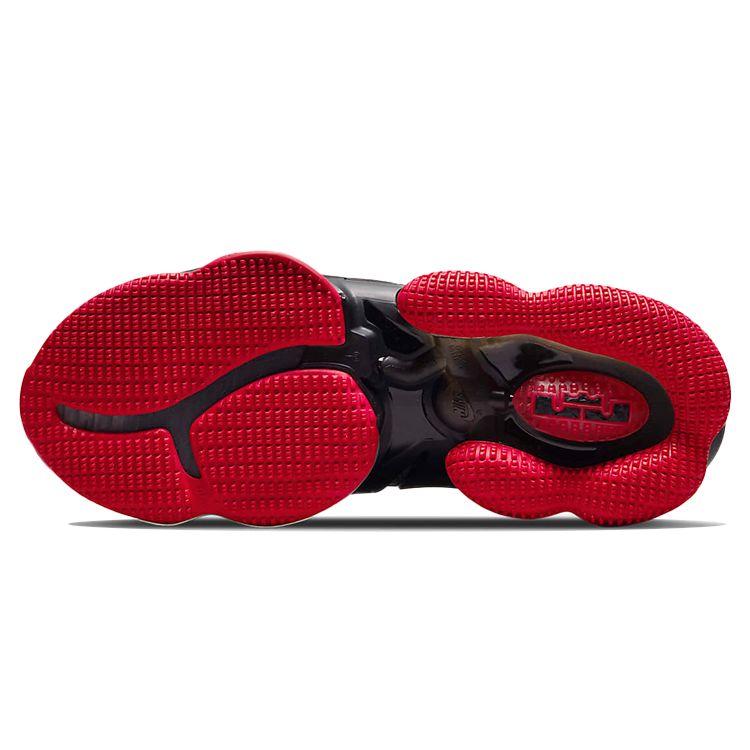 Nike Мужские кроссовки LeBron 19 Bred черные университетские-красные CZ0203-001