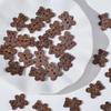 20 pcs Wooden Cat Shape Buttons 2 Holes Sewing Buttons Vintage Fish Buttons  Bags Hats