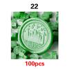 100PCS51Colors Wax Bean Envelope Invitation Letter Stamp Sealing Wax Special Mud Sealing Wax