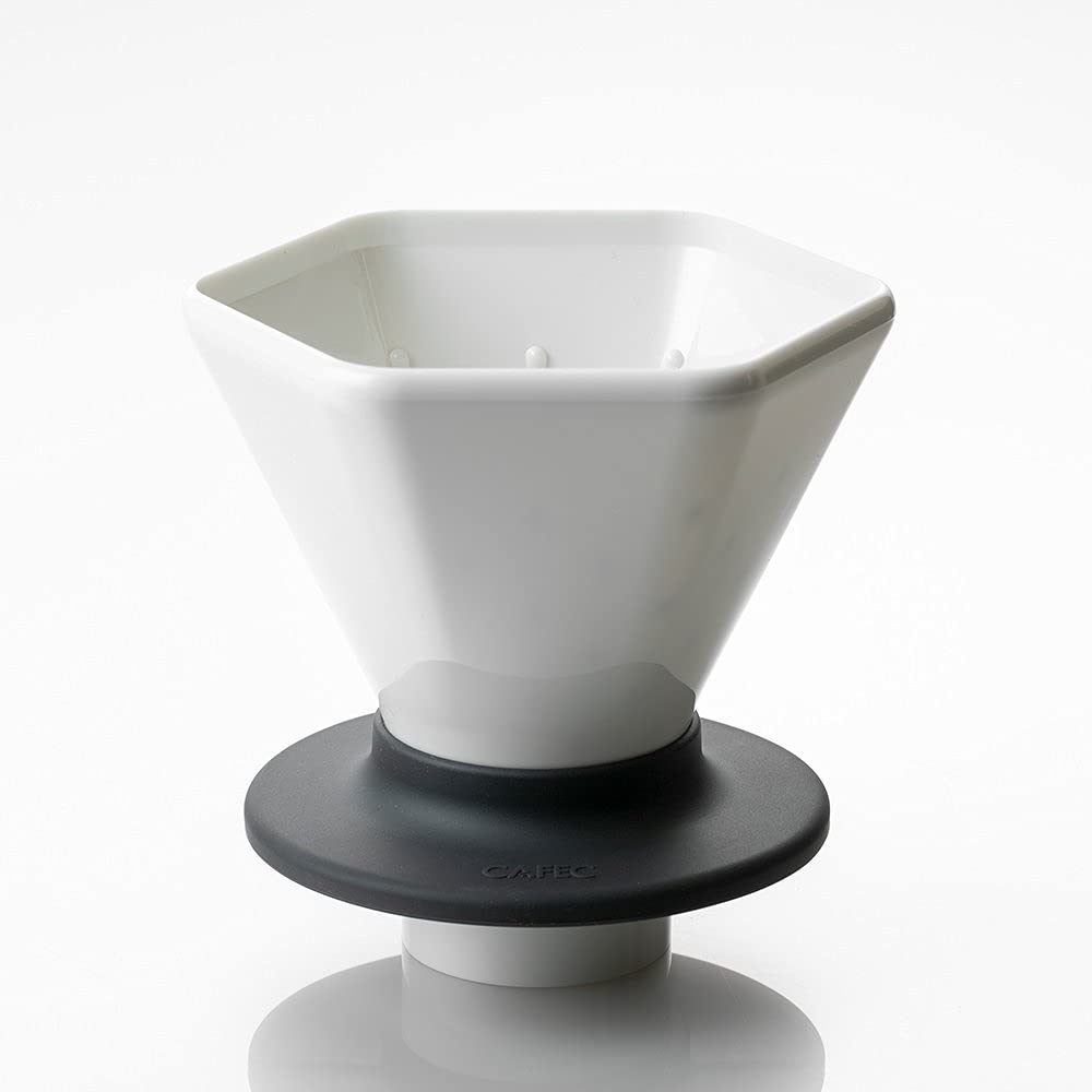 CAFEC Resin Deep Dripper PRO DEEP DRIPPER PRO (for 3 To 7 Cups) Silicone Ring Type DS-45