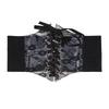 Transparent Lace Lace-up Corset Belt Flower Embroidery Women's Cummerbunds  Special Occasions