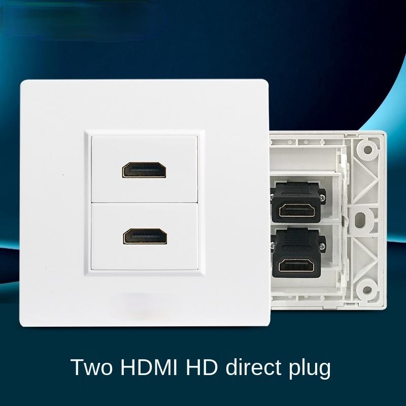 Встроенная мультимедийная панель 4K HD кабель HDMI видео цифровой ТВ разъем подключается непосредственно в разъем HDMI, выход сетевого ТВ кабеля, 86 мм
