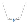 Korean Style Women's Antler Necklace - Simple Mori Clavicle Chain Christmas Gift