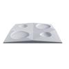 3D Wall Panel Mold for Gypsum, Plaster or Concrete Tile for Decorative Wall Panels 'Balance'