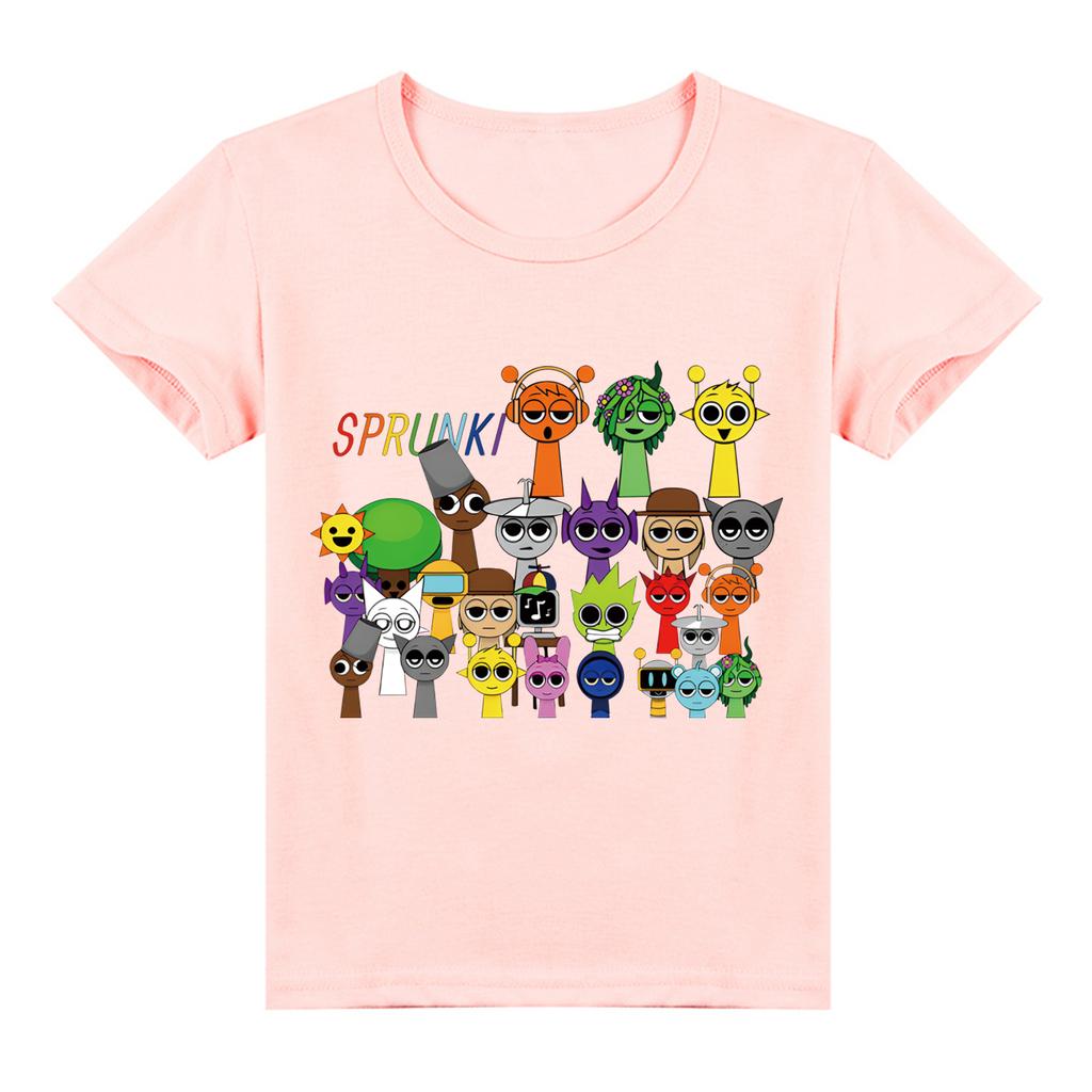 Футболка детская 2D Футболка Sprunki детская с коротким рукавом