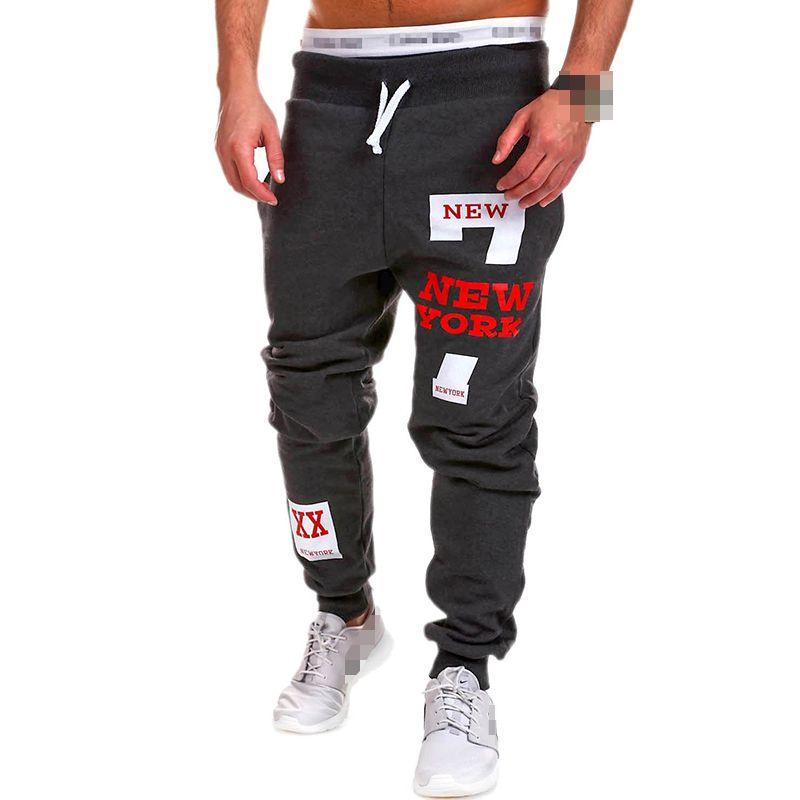 Мужской спортивный костюм для спортзала, облегающие брюки для бега из мягкого полиэстера