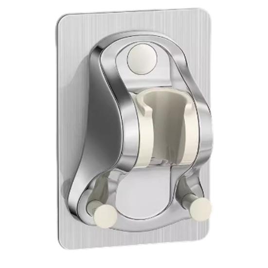 Самоклеящийся держатель насадки для душа, регулируемый настенный, водонепроницаемый, угловое крепление без сверления, универсальное для ванной комнаты