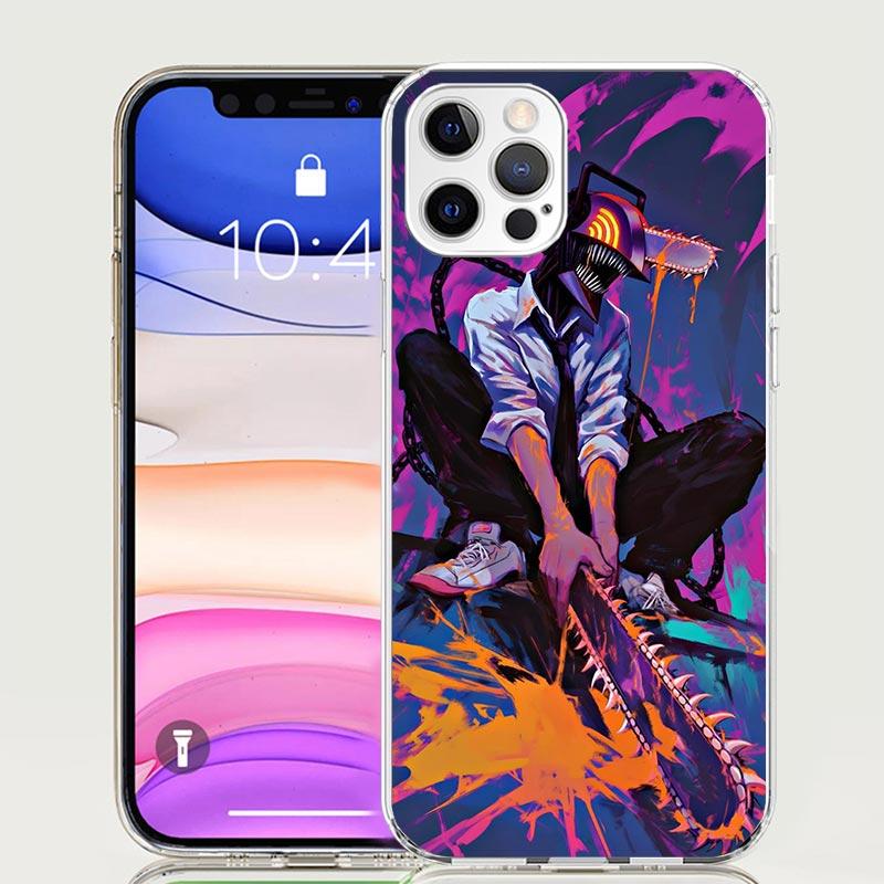 Чехол для телефона Denji из Chainsaw Man для Apple iPhone 17 Air 16 15 Plus 14 + 13 Mini 12 11 Pro Max 7 8 SE 16Max Мягкий чехол Coq