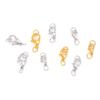 10Pcs/Lot Metal Golden Silver Plated Lobster Clasp Jump Rings for Bracelet Necklace Chains DIY Jewelry Making Jewelry Findings Supplies