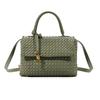 New Classic Woven Bag Women's Commuter Fashion Large Capacity Shoulder Crossbody Portable Small Square Bag