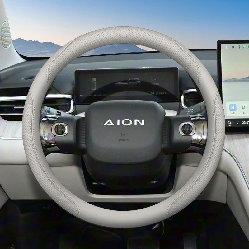 Для нового GAC Aion I60 2026 2026 Наппа Кожа Автомобильный Руль Чехол Ультратонкий Противоскользящий Автомобиль Ручка Чехлы Аксессуары для Интерьера