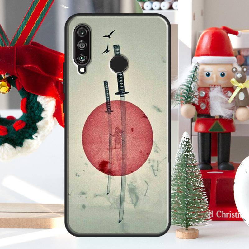 Япония Самурай Ниндзя Ронин Для Huawei Nova 5T 9 10 SE 7i 8i 11i 12i Y73 Y72 Y61 Y91 Y60 Y70 Y90 P20 P40 P30 Lite Чехол