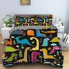 Bedding set dinosaur pattern quilt cover pillow cover kids adult room decoration large size quilt cover set 2/3pcs