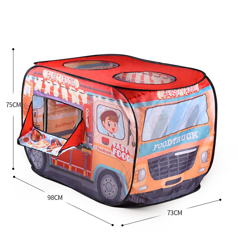 Детский складной бассейн с шариками и палатка - красочный игровой домик для мальчиков и девочек