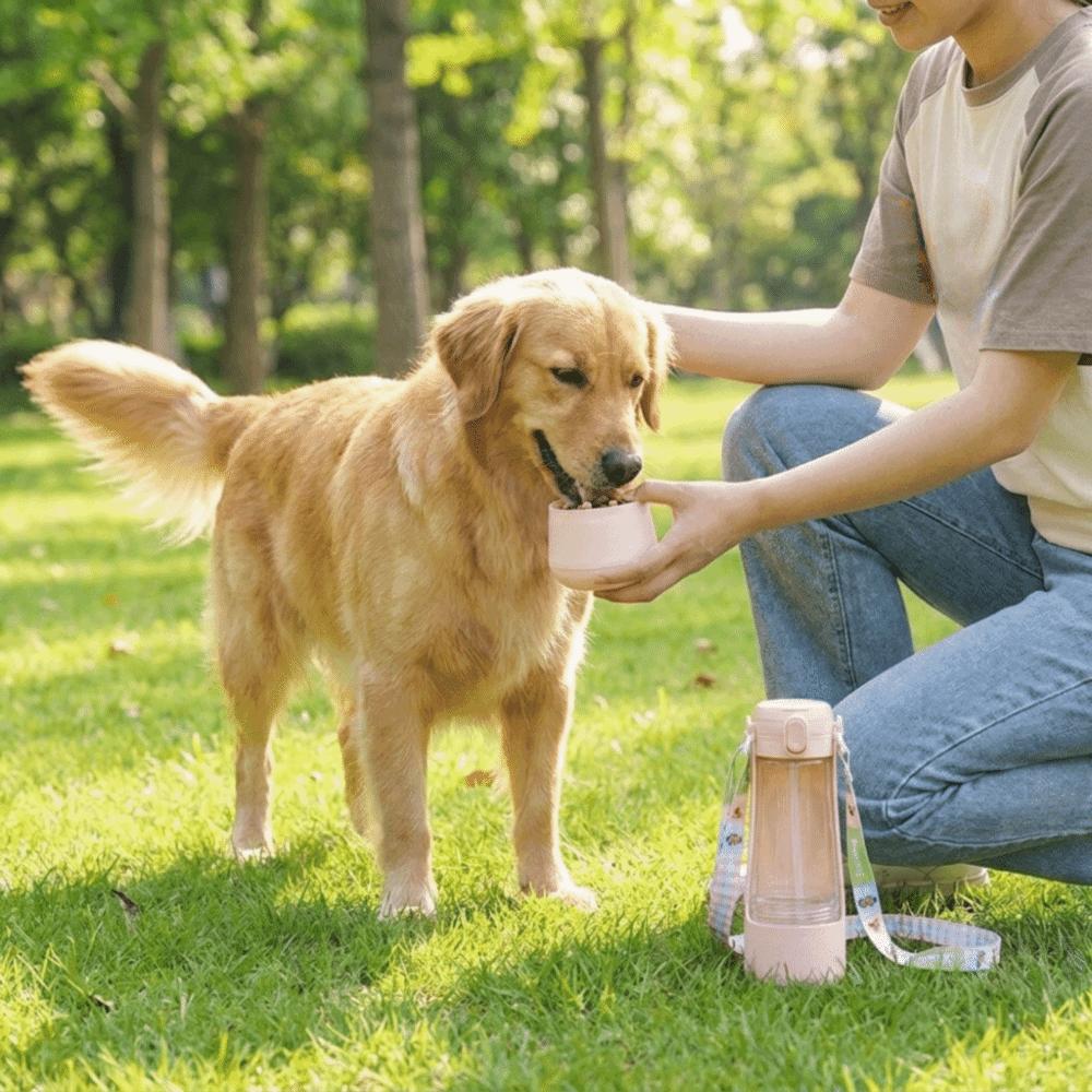 Large Capacity Portable Dog Water Bottle Foldable Pet Travel Bottle Pet Drinking Bowl Dog Walking