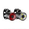 Bicycle Aluminum Alloy Gemstone Tail Lights Front and Rear Lights, Riding Kits, LED Highlights, Helmet Lights, Brake Warning Lights