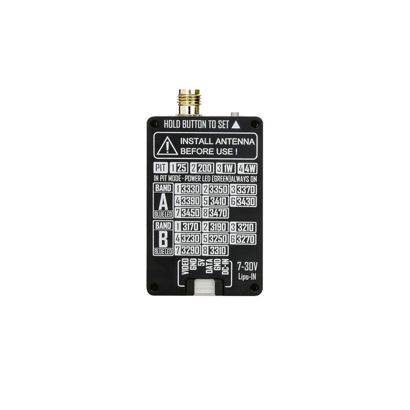 RUSHFPV 3.3G 4W Аналоговый видеопередатчик Комплект