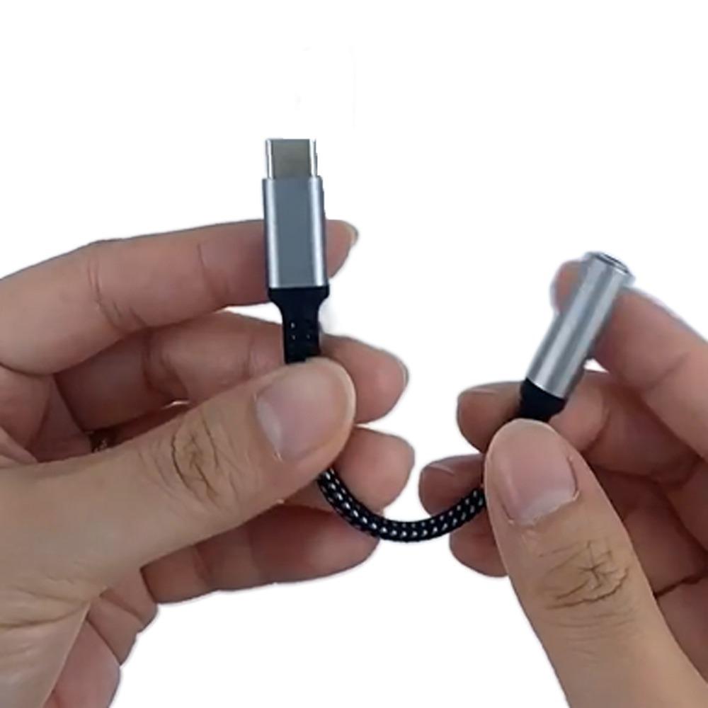Аудиокабель Type-C 3 5 Jack Аудиокабель USB C на 3,5 мм Jack Адаптер для наушников/телефона