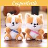 Corgi Puppy Plush Pendant Bag Hanging Decoration Keychain Animal Cartoon Doll