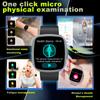 2025 Smart Watch Blood Pressure Health Monitoring ECG HRV Bluetooth Call SOS Men Women Sport Fitness Tracker Blood Oxygen Watch