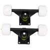 2PCS   Trucks Set with 4 Wheels Aluminum Alloy 5 Inch Shock Absorption  board Truck for Replacement