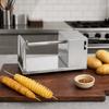 Four-Prong Shaft Spiral Potato Cutter Stainless Steel Potato Slicing Tool  Home Kitchen