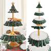 Christmas Tree Fruit Dessert Placer Tray Resin Decoration Ornament