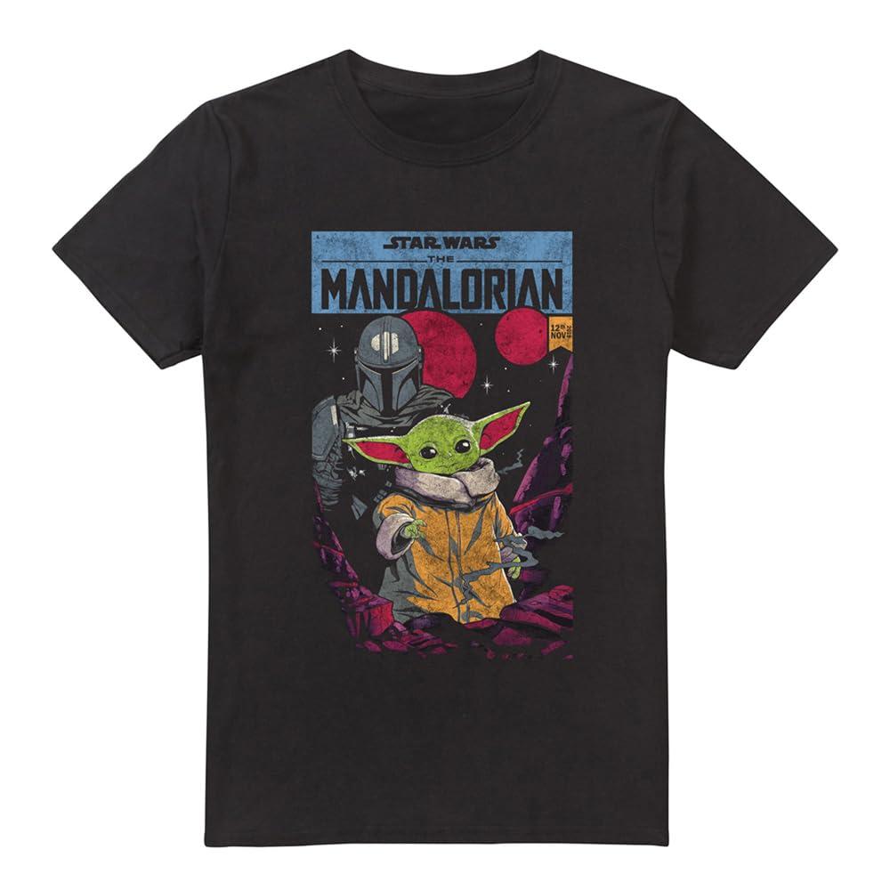 Star Wars: The Mandalorian Мужская футболка с комиксами Grogu