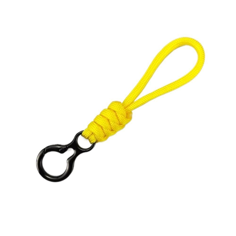 Anti-lost Paracord Keychain Wristlet Strap Braided Woven Keychain Car Key Holder