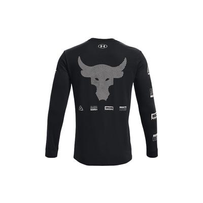 Футболка с длинным рукавом Project Rock Brahma Bull Training для мужчин, черная 1367115-001