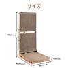 AUSCAT Cat Scratching Wall, Cardboard, L-Shaped Cat Scratching Post with Toy Ball, Vertical, H69cm