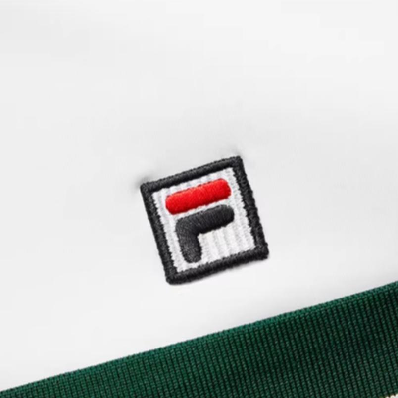 Fila Атлетика Логотип Принт Цветной блок Теннис Мода Спорт Поло Платье Женщины Платья Нефритово-белый A11W133302F-WT