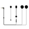 FODSPORTS Bike Income FX4 PRO & V6S Universal Speaker Microphone Set with 3.5mm Jack