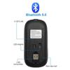 Беспроводная мышь RGB Перезаряжаемая Bluetooth Мыши Беспроводная Компьютерная Мышь Светодиодная Подсветка Эргономичная Игровая Мышь для Ноутбука ПК 3600DPI