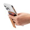 Магнитный держатель для карт с перекрестным ремешком для iPhone 16 с MagSafe, большая вместимость, материал ПУ