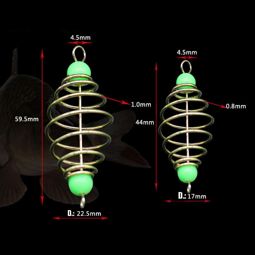 10 Pcs/Set New Style Explosion Olive Fishing Bait Hanging Tackle Stainless Steel Feeder Spring Lure