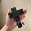 Двухзарядная подставка-телесуфлер для телефона с двусторонним зажимом и настольным штативом