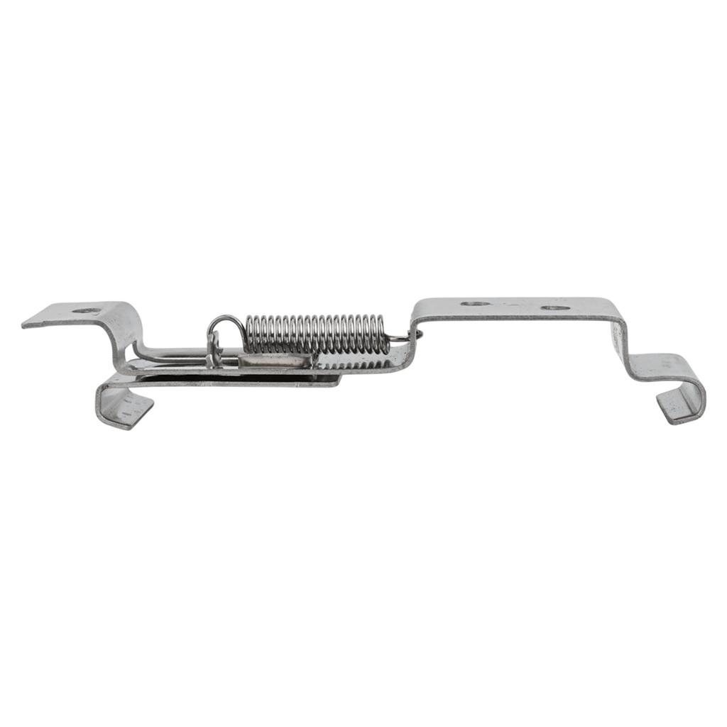 Spring Loaded Stainless Steel License Plate Frame Holder Clamp 8Pcs Set for Vehicles Including Cars Trucks and Trailers