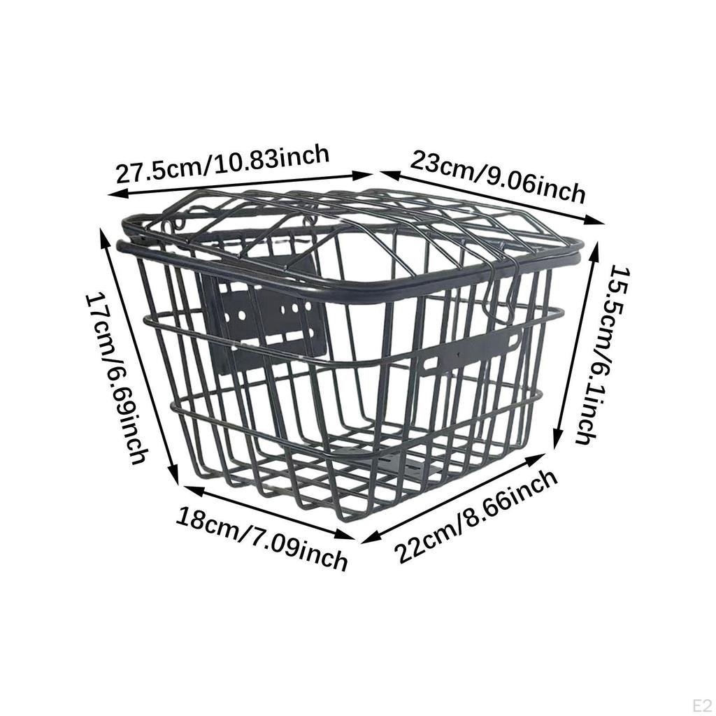 Задняя корзина для велосипеда, грузовой контейнер большой емкости, универсальный аксессуар для верховой езды, багажа на открытом воздухе