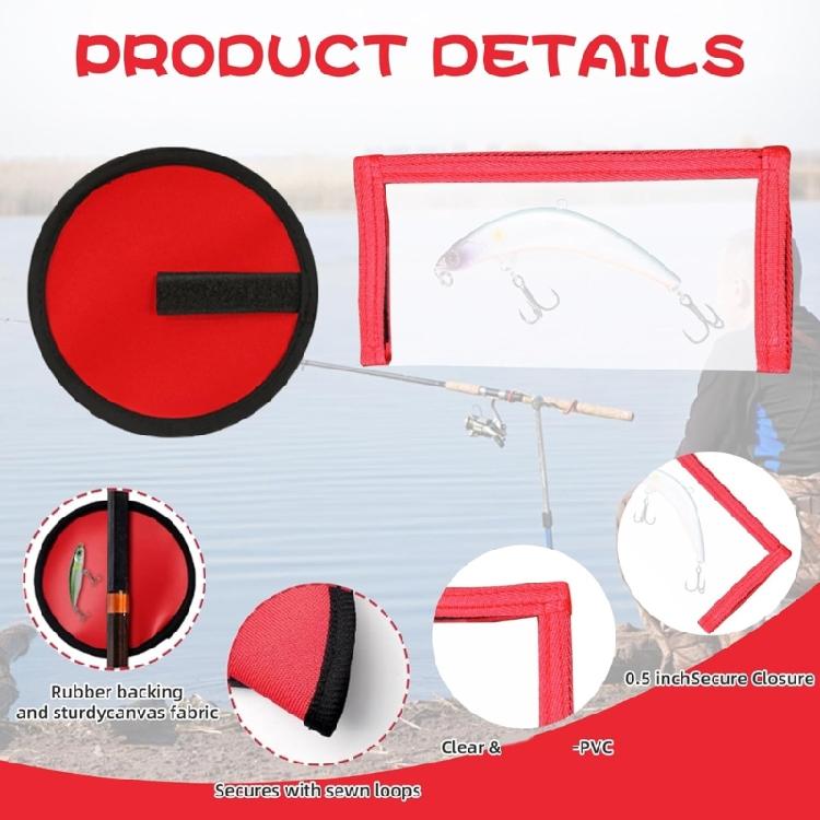 Водонепроницаемые органайзеры для рыболовных снастей Сумка для хранения приманок и наживок С 10 защитными чехлами для удилищ Для удобной транспортировки