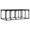  Coffee Table, Black, 100x50x35.5 Cm, Wood-based Material